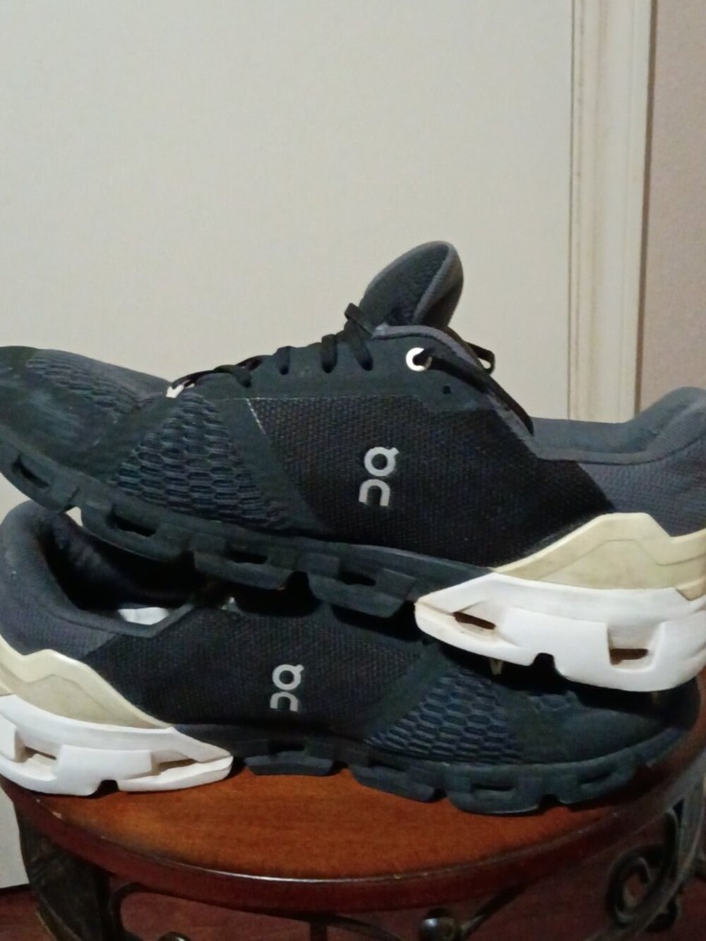 ON Running CLOUDFLYER 4 Men’s Size 10.5 RUNNING SHOES Black/White 21.99631 - Picture 12 of 14